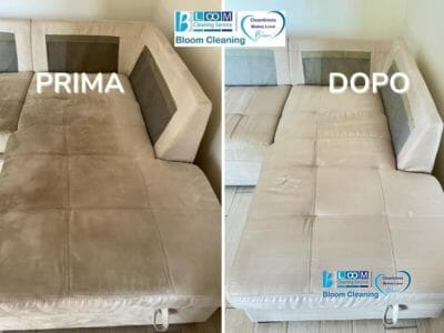 Pulizia divano in alcantara