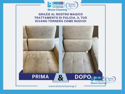 Pulizia e smacchiatura divani a Vigevano